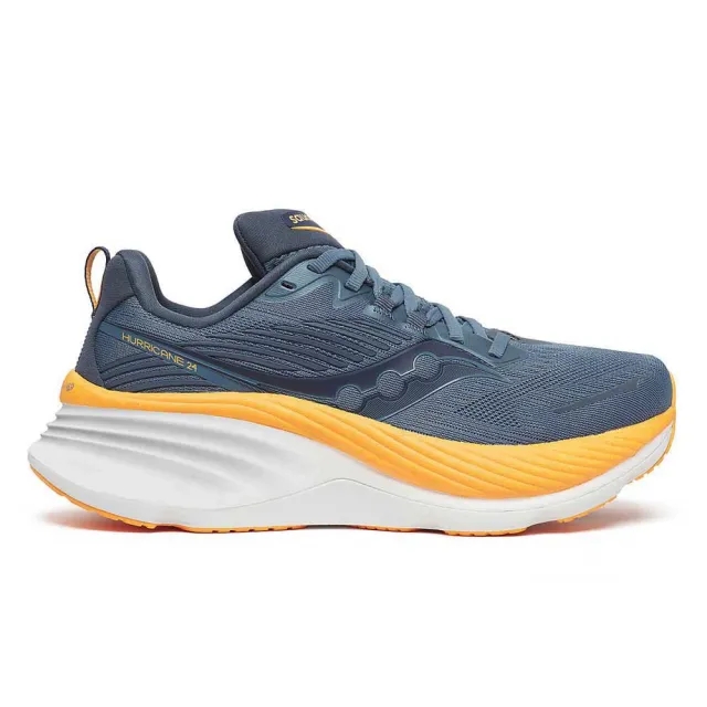 Saucony Hurricane 24 Stability Running Shoe Women - Blue Grey, Orange