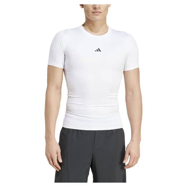 Adidas Techfit Short Sleeve T-shirt  - White