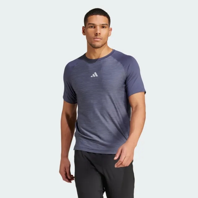 adidas Men Gym+ Training 3 Stripes Tee