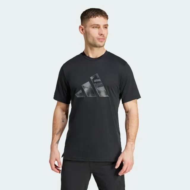 adidas Train Essentials Camo Graphic Logo T-Shirt