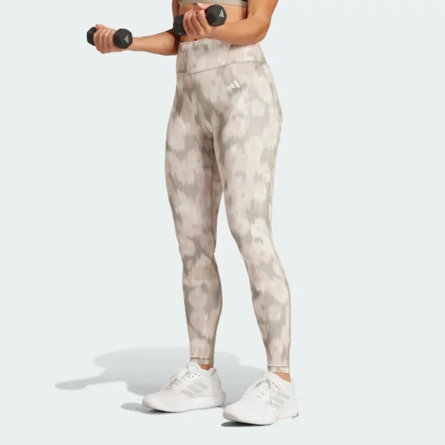 adidas Optime Essentials Allover Print Flower Tie-Dye Leggings