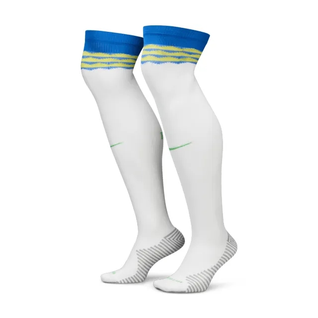 Brazil Strike Home/Away Nike Dri-FIT Football Knee-High Socks - White
