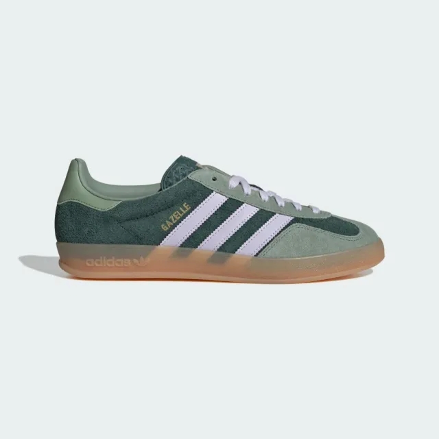 adidas Originals Womens Gazelle Indoor Trainer - Green - Size 6.5 - Green