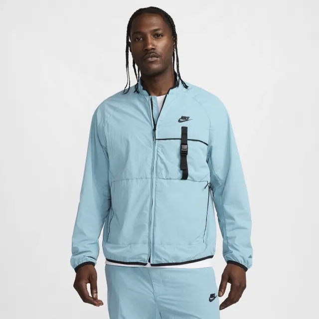 Nike Tech Woven Jacket - Blue - Size XL - Blue