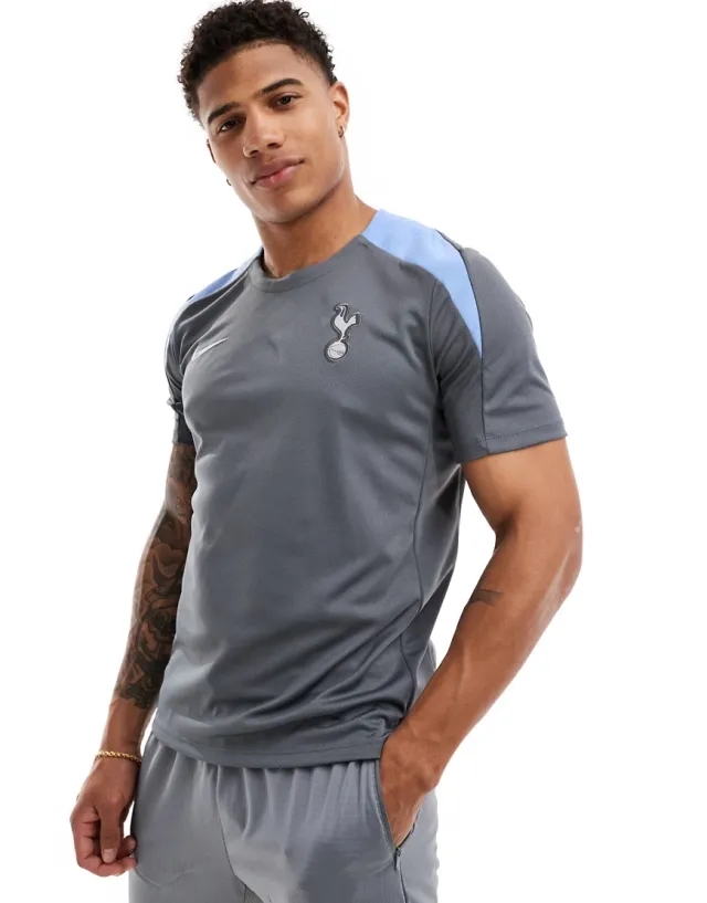Nike Tottenham Dri-Fit Strike S/S Top - Dark Grey/Light Blue - 2024-2025