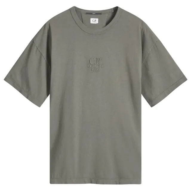 C.P. Company Men's 20/1 Logo T-Shirt Grape Leaf