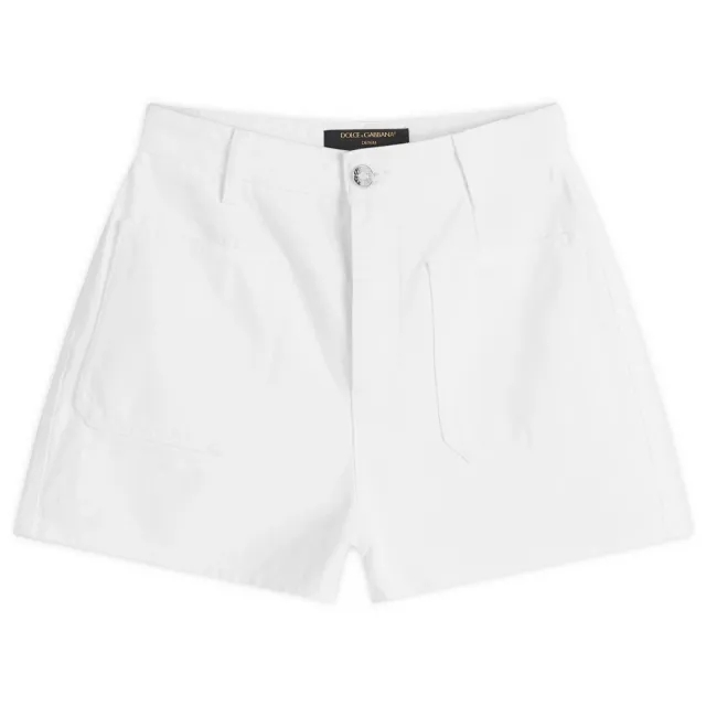 Dolce & Gabbana Women's High Waisted Denim Shorts Shorts - Cargo