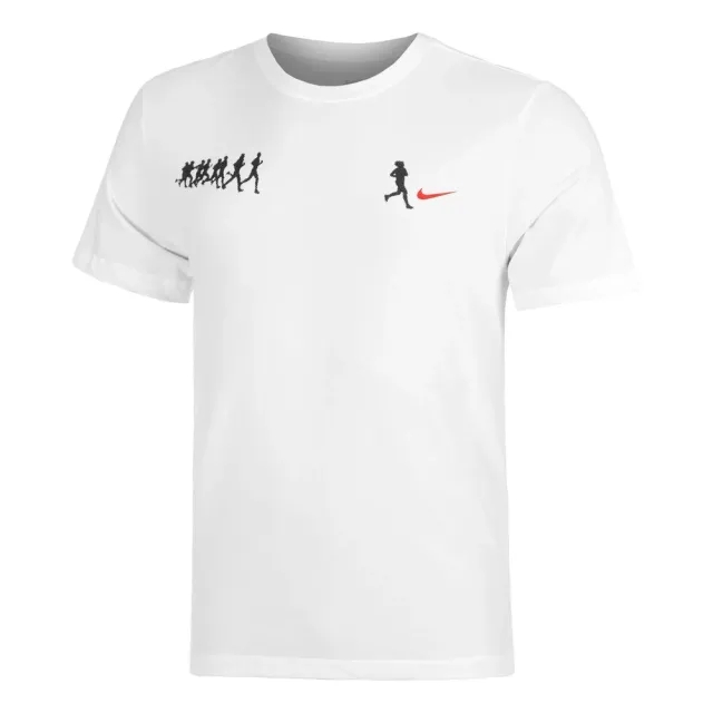 Nike Dri-Fit Cotton Running Shirt Men - White