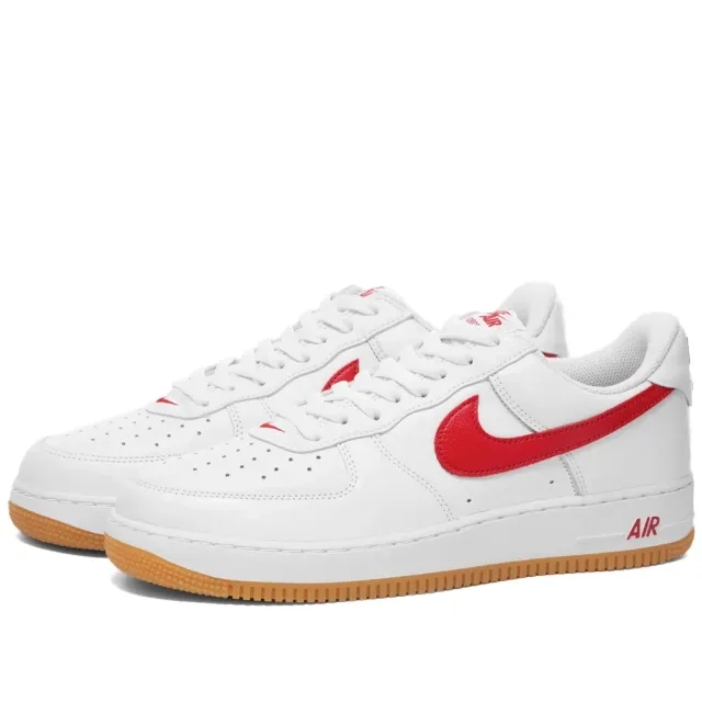 Nike Men's Air Force 1 Retro White/Red/Gold