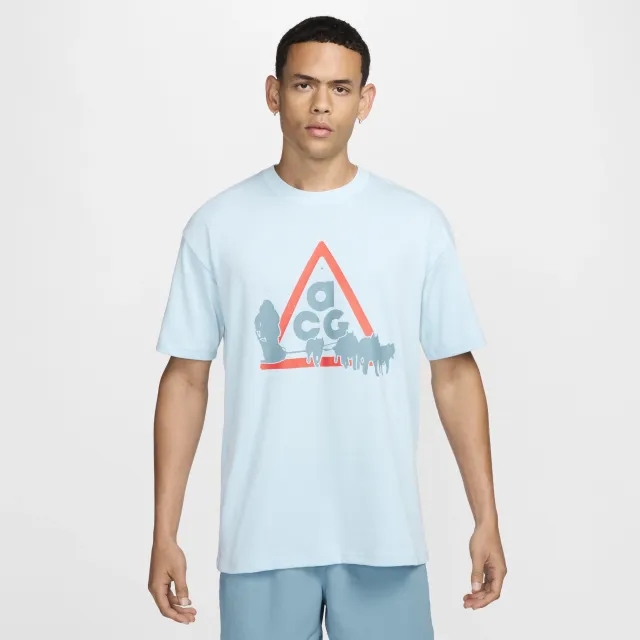 T-Shirt Nike M Nrg Acg Df Tee Oc Dog Sled Glacier Blue Xs