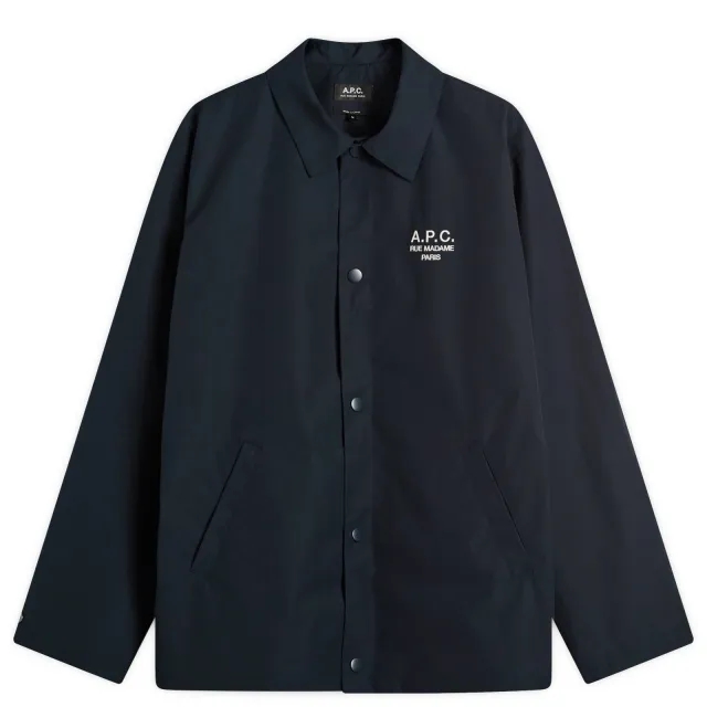 A.P.C. Men's Regis Coaches Jacket Dark Navy