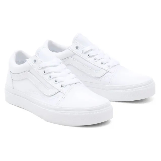 Vans - Kids Old Skool Shoes (4-8 Years), White