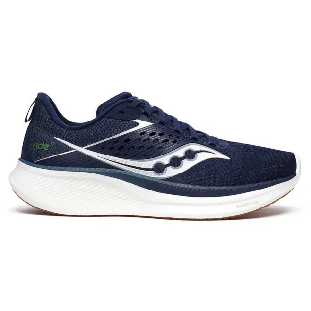 Saucony Ride 17 Neutral Running Shoe Men - Blue, White
