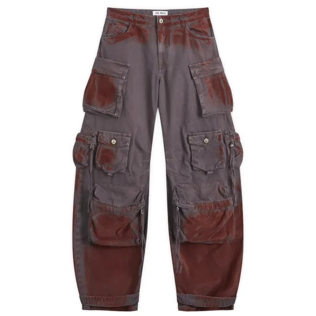 The Attico Women's Cargo Pants Burgundy/Purple