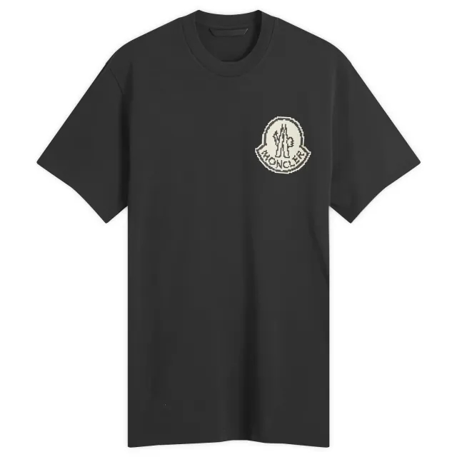 Moncler Men's Pixel Logo T-Shirt Black