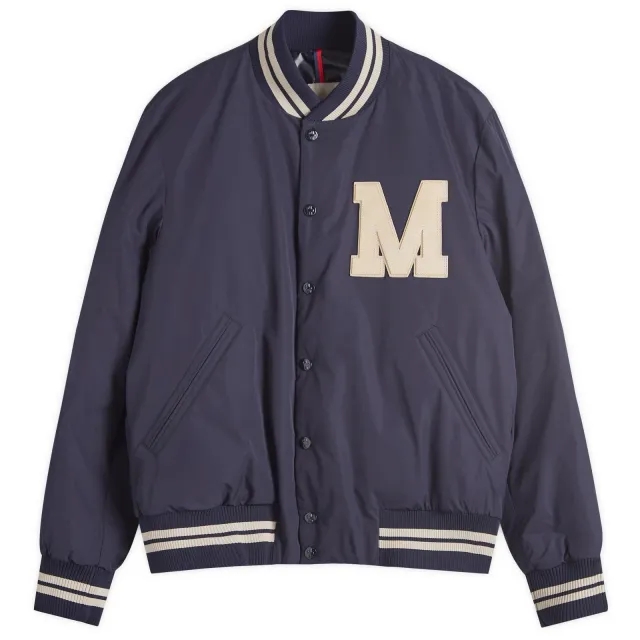 Moncler Men's Lateltin Bomber Navy
