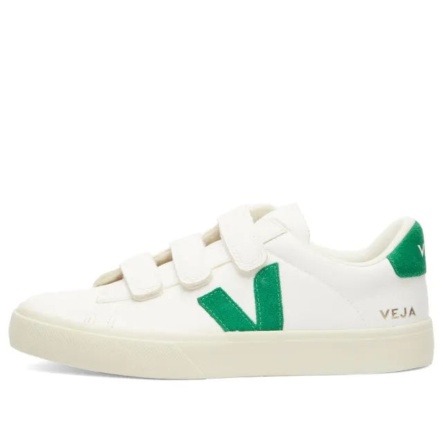 Veja Women's Recifice Velcro Sneaker Extra-White Emeraude