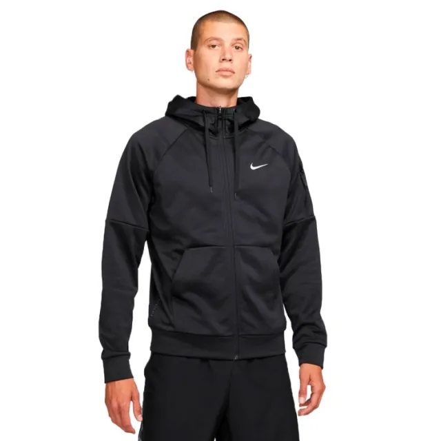 Nike Hoodie Therma-Fit Fitness Full Zip - ['Black']