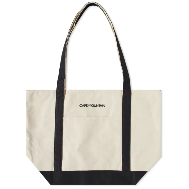 Café Mountain Men's 1960 Tote Bag Natural/Black