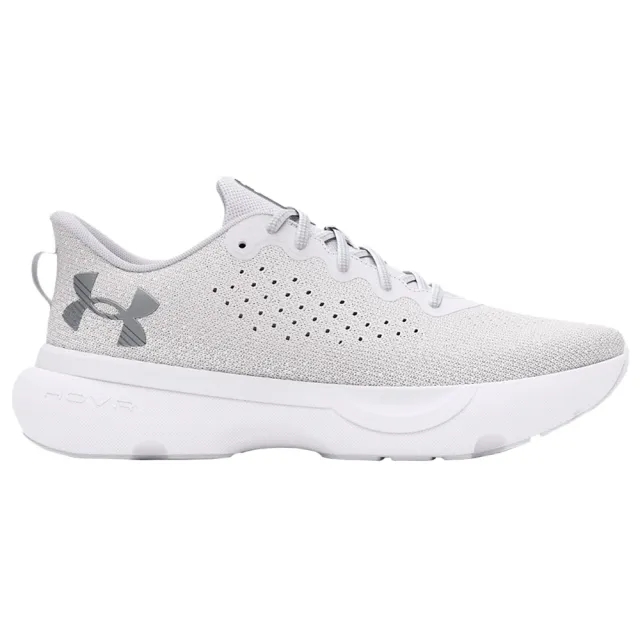 Women's  Under Armour  Infinite Running Shoes White / White / Metallic Silver 8