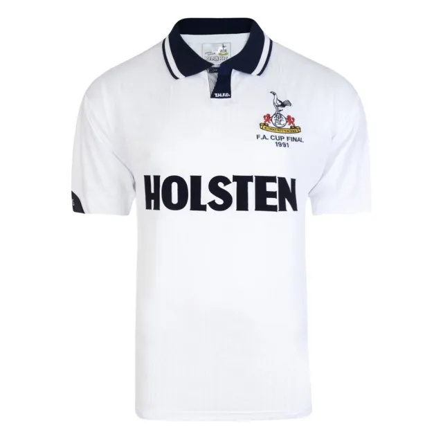 Score Draw Tottenham Hotspur Mens SS Home FA Cup Final Shirt 1991/92