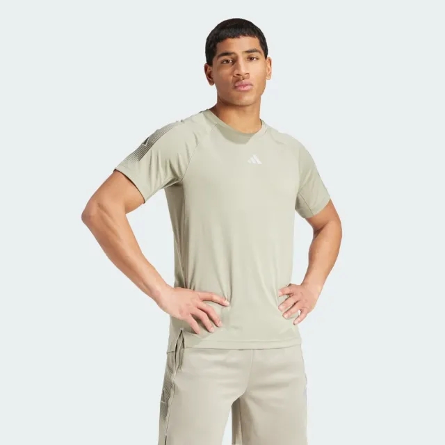 adidas Gym Plus Training Seamless T-Shirt - Green - Size 2XL - Green