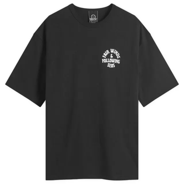FrizmWORKS Men's Fair Winds & Following Seas T-Shirt Black