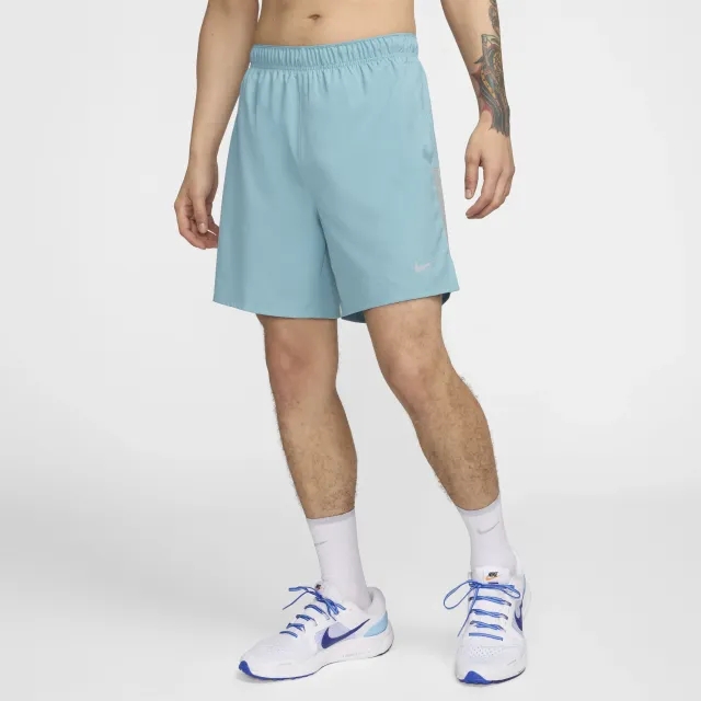 Nike Challenger Men's Dri-FIT 18cm (approx.) 2-in-1 Running Shorts - Blue - Polyester