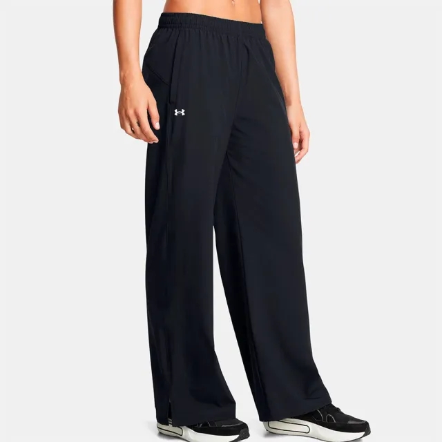 Under Armour Women's Rival Wide Leg Pants - Black/White -  Size: XS