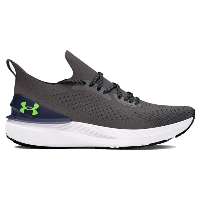 Men's  Under Armour  Shift Running Shoes Castlerock / White / Morph Green 8.5