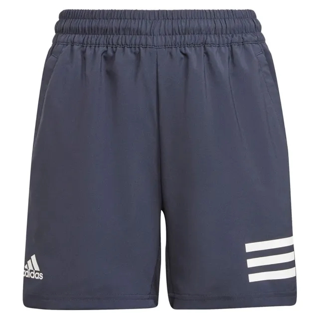 adidas Club 3 Stripes Shorts Boys - Dark Blue, White