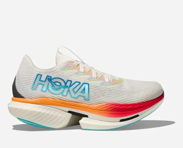 Hoka One One HOKA Cielo X1 Race Shoes in Frost/Cerise