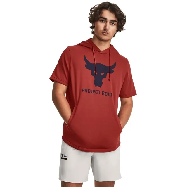 Sweatshirt Under Armour Pjt Rock Terry Ss Hoodie Red L