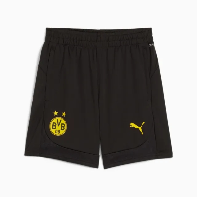 PUMA Borussia Dortmund Training Shorts Youth, Black/Faster Yellow