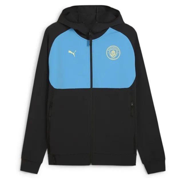Man City Pumatech Woven Track Jacket (Black) 2024-2025 Men's Manchester City
