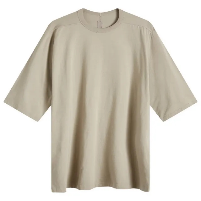 Rick Owens Men's Jumbo Lightweight Short Sleeve Tee Pearl