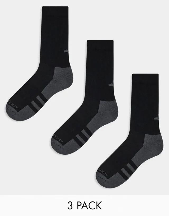 adidas 3-Stripe High Socks - Black