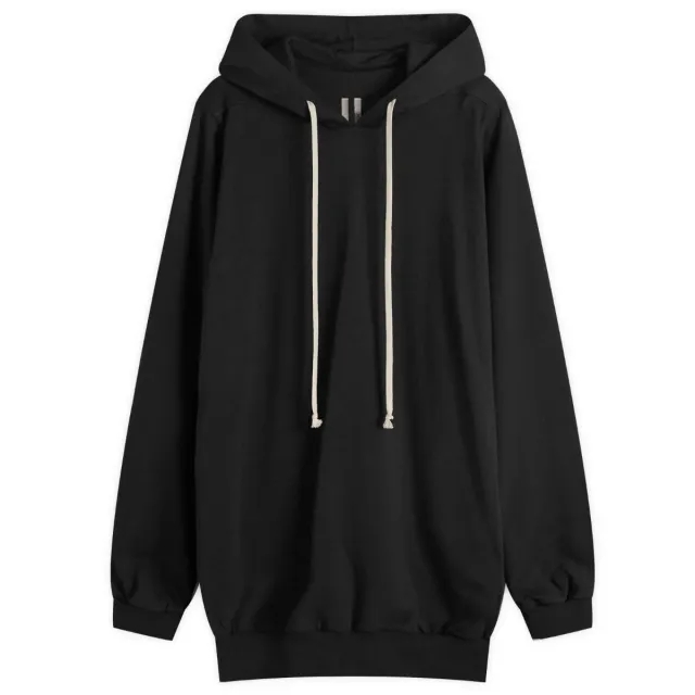 Rick Owens Men's Heavy Jersey Hoodie Black
