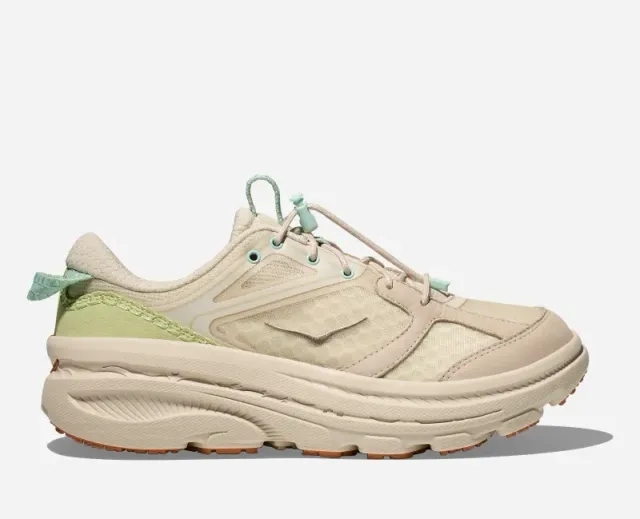 Hoka One One HOKA Bondi B3LS Lifestyle Shoes in Oat Milk/Oat Milk