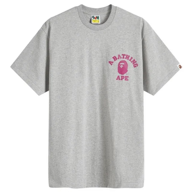 T-Shirt A Bathing Ape Color Camo College Ats Tee Gray Xxl