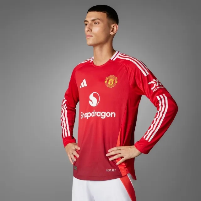 adidas Manchester United Mens LS Player Issue Home Shirt 2024/25