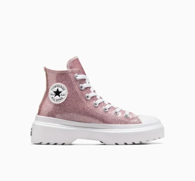 Converse Chuck Taylor All Star Lugged Glitter + Gleam - Pink