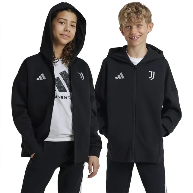 Juventus adidas Anthem Jacket - Black - Kids