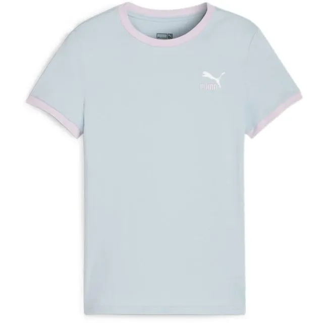 Puma Classics Match Point Logo Tee G T-Shirt Girls - Blue