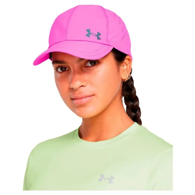 Women's  Under Armour  Launch Adjustable Cap Vivid Magenta / Vivid Magenta / Reflective OSFM