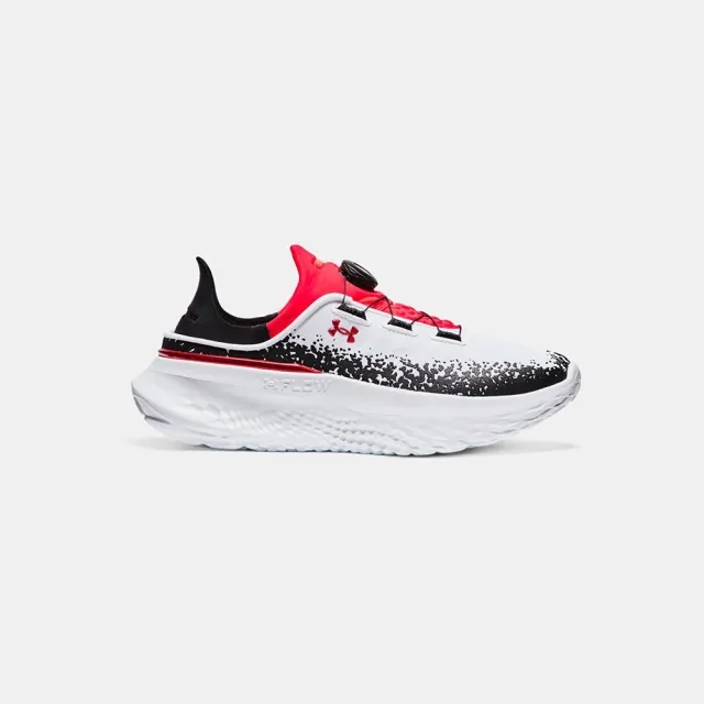 Unisex  Under Armour  SlipSpeed™ Mega Shoes White / Black / Red 11.5