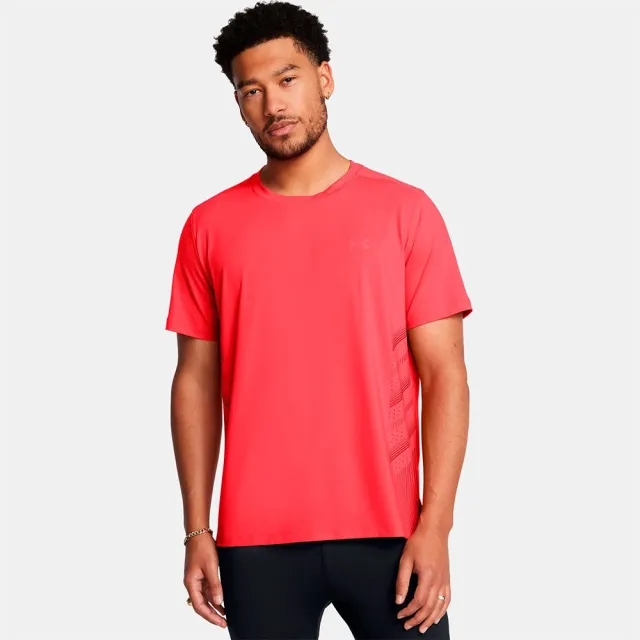 Men's  Under Armour  Launch Elite Graphic Short Sleeve Racer Red / Cardinal / Reflective XL