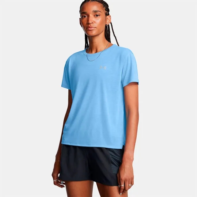 Women's  Under Armour  Launch Trail Short Sleeve Horizon Blue / Anthracite / Reflective XL