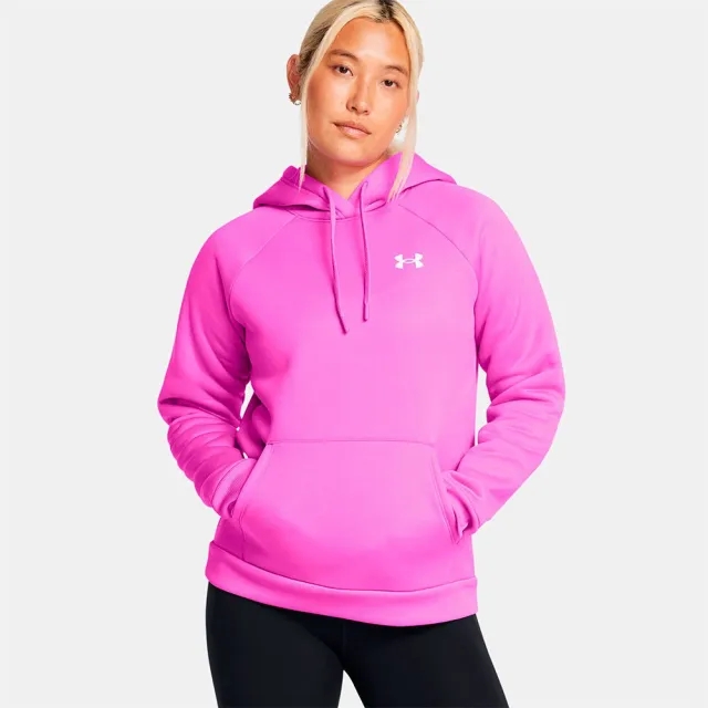 Under Armour Womens Armour Fleece Hoodie - Purple - Size M - Purple