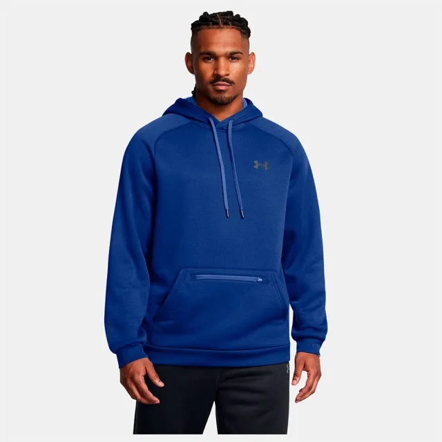 Under Armour Men's Armour Fleece® Pro Kanga Hoodie Tech Blue / Black S